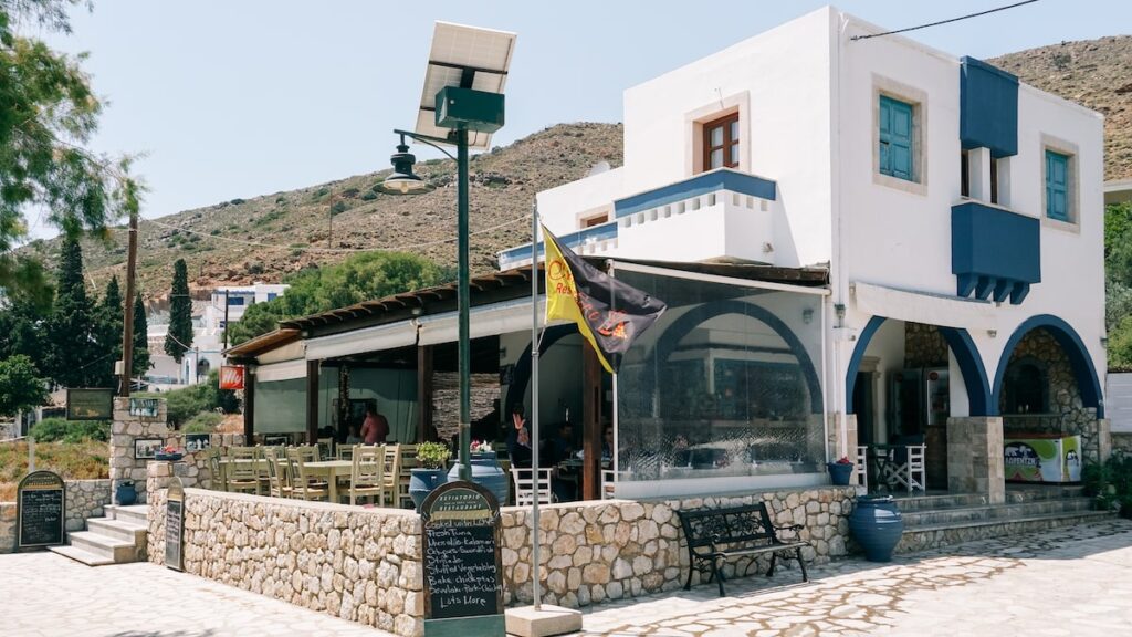 A photo of Cafe Artistiko in Emporios, Kalymnos, one of the best places to eat on the island