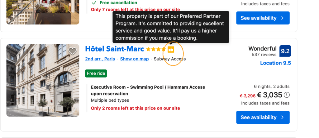 A photo showing the Thumbs Up sign on Booking