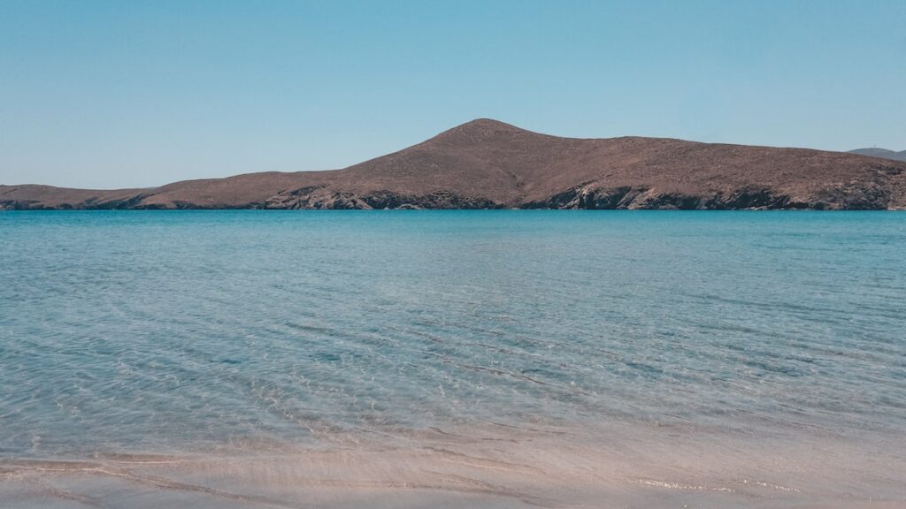 A photo of Steno Beach in Astypalaia, Greece.