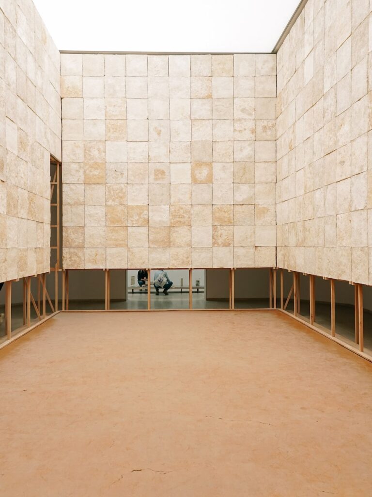 A photo of the pavilion of Belgium during the Venice Architecture Biennale 2023