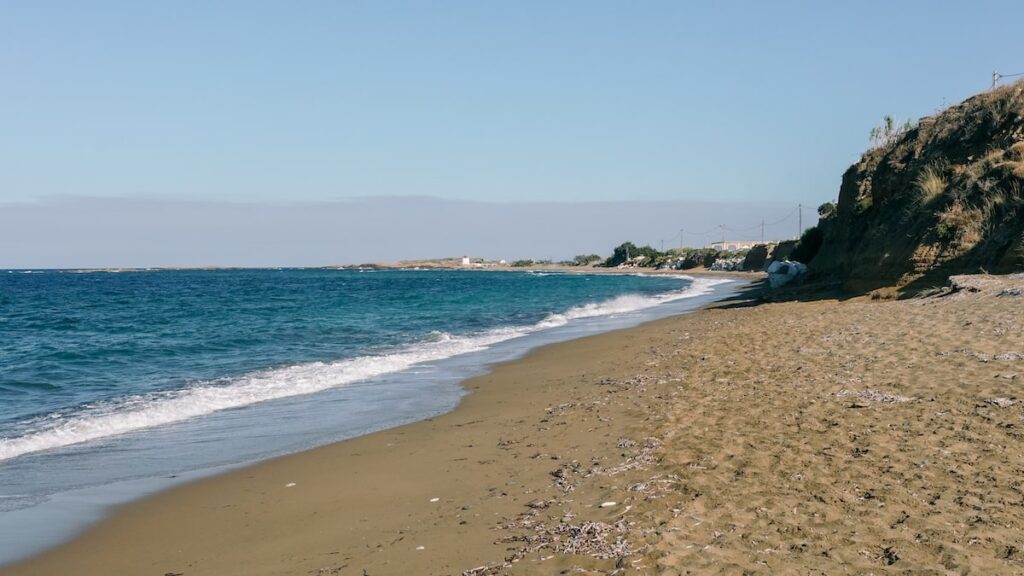 A photo of Gyrismata Beach in Skyros, Greece