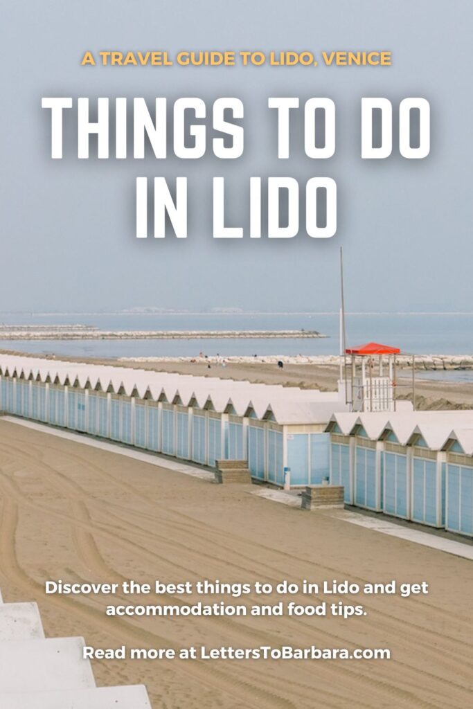 A Pinterest Pin for an article about the best things to do in Lido, written by George Pavlopoulos for the travel blog Letters to Barbara