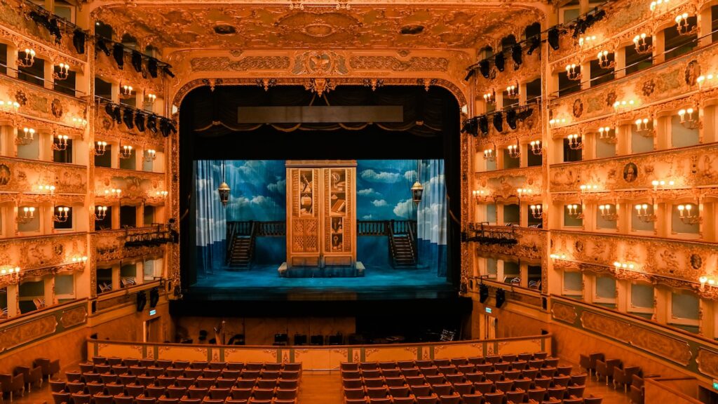 A photo of La Fenice Opera in Venice, Italy