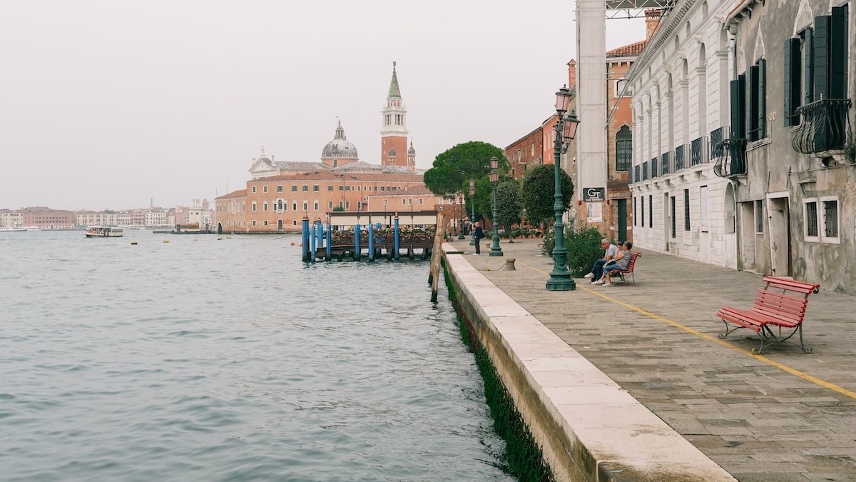 The promenade of Giudecca, one of the best areas to stay in Venice for a local experience