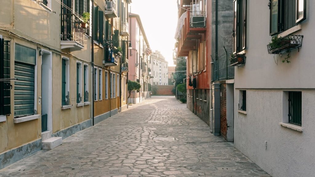 A street in Giudecca Island