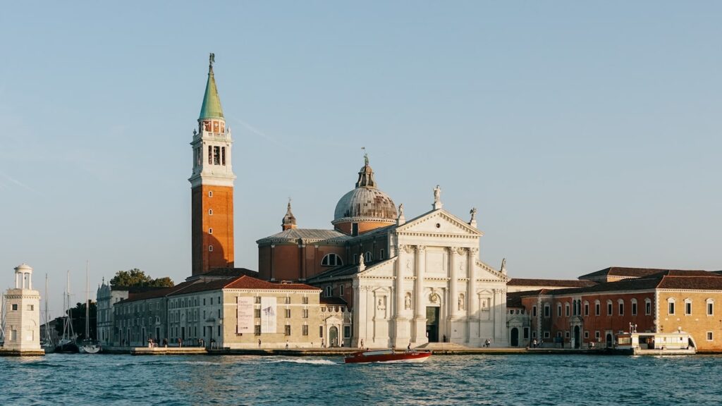 The island of San Giorgio Maggiore in Venice Italy