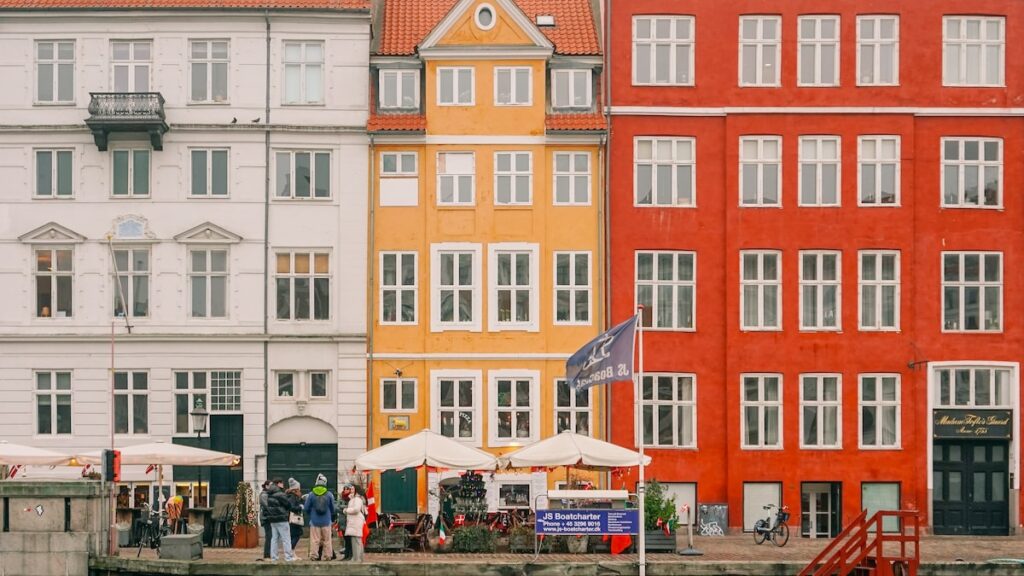 Close up photo of Nyhavn's houses