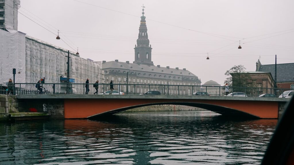 A bridge in Copenhagen captured during a canal tour