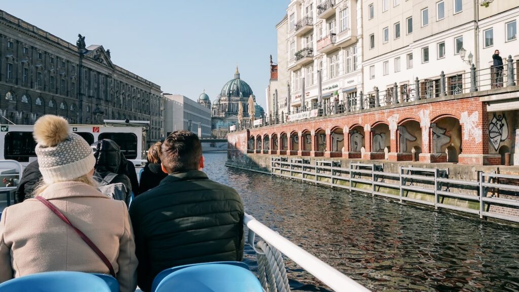 People on the deck of Berlin River Cruise