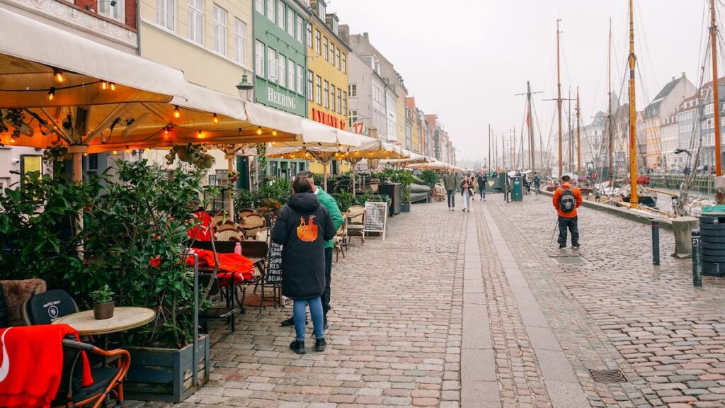 The waterfront promenade in Copenhagen