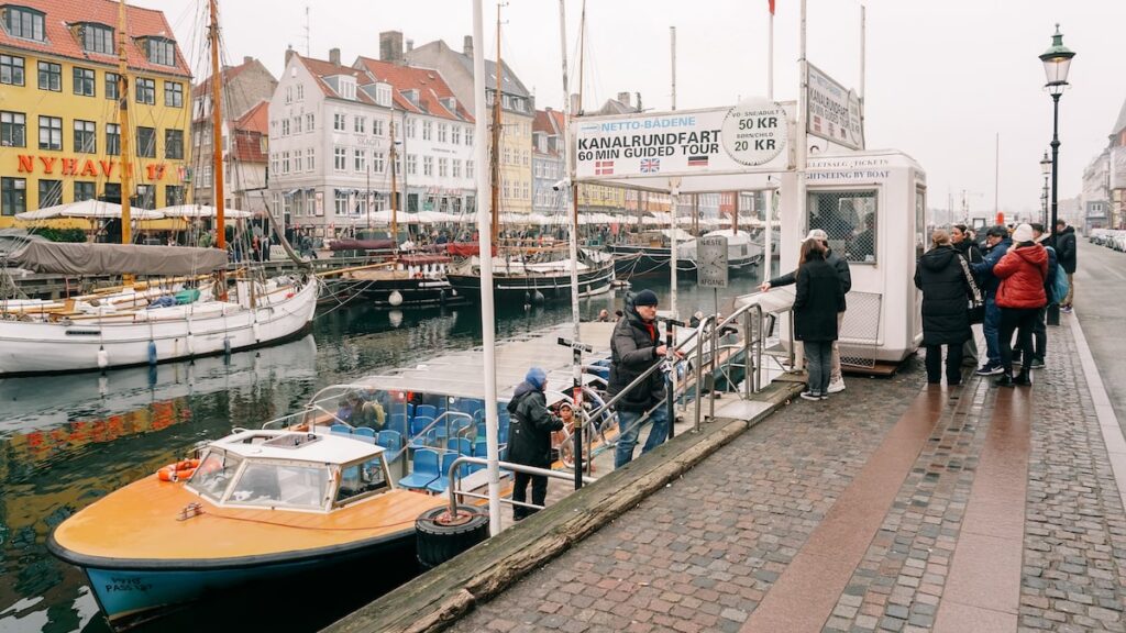 The starting point of the boat trips