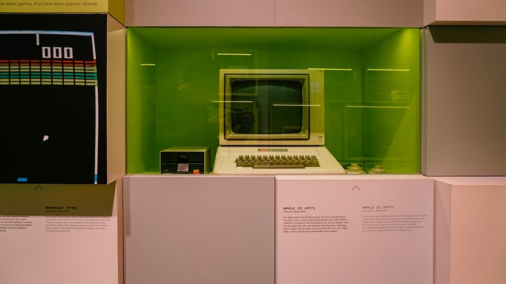 An Apple II computer from 1977