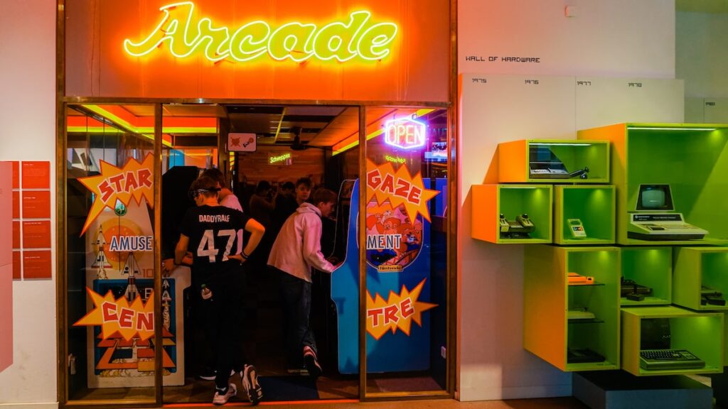 The Arcade Room at the Computer Games Museum Berlin