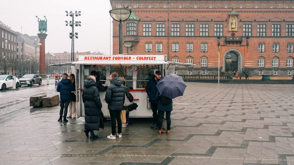 The Cold Feet hotdog joint in Copenhagen Denmark