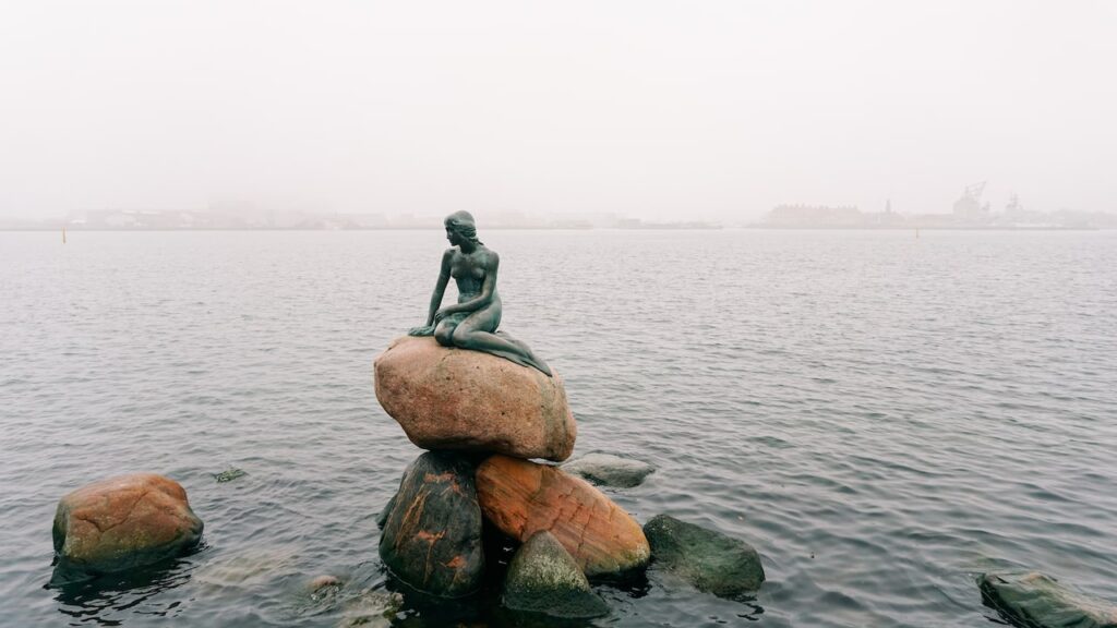 The Little Mermaid in Copenhagen Denmark