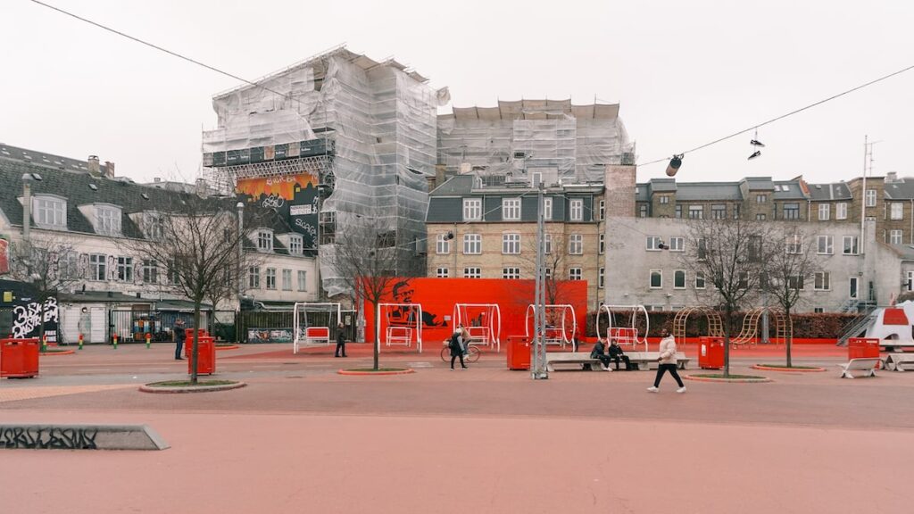 A park in the Norrebro district of Copenhagen
