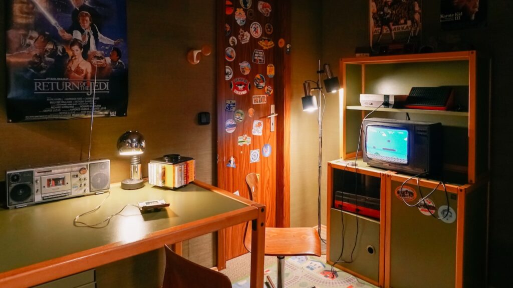 A retro room in the museum