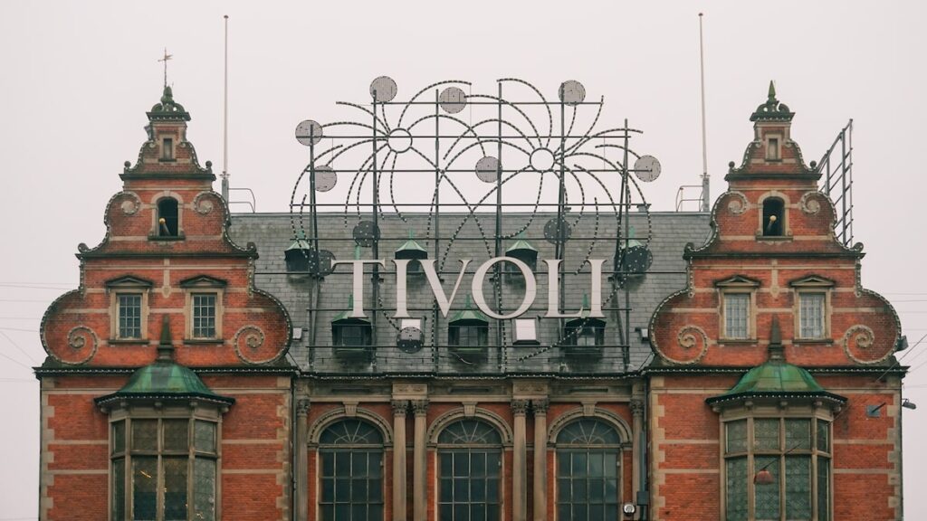 The entrance of Tivoli Gardens, one of the must things to do in Copenhagen Denmark
