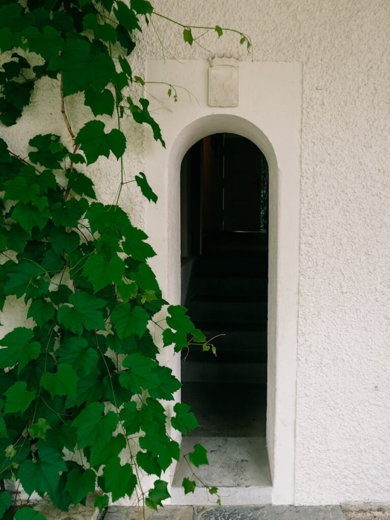The door to the winter garden