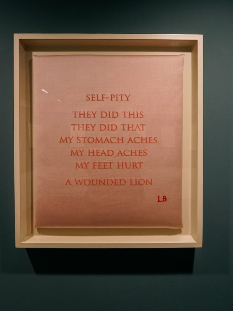 Louise Bourgeois Self Pity