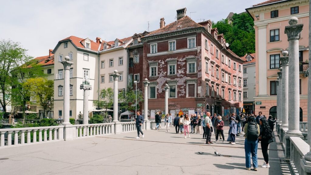 The Cobblers Bridge in Slovenia