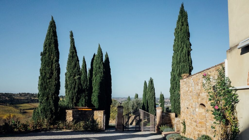 A winery estate in Tuscany during one of the best wine tours from Siena