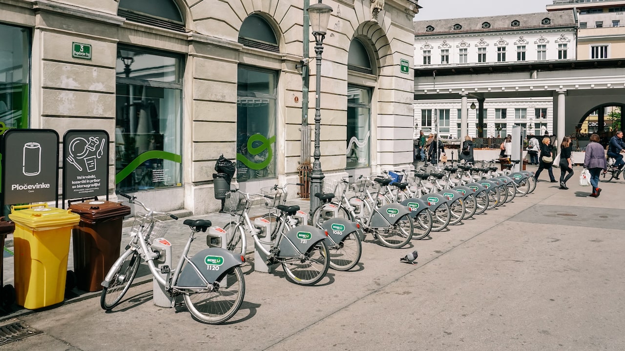 Bike rentals in the central market