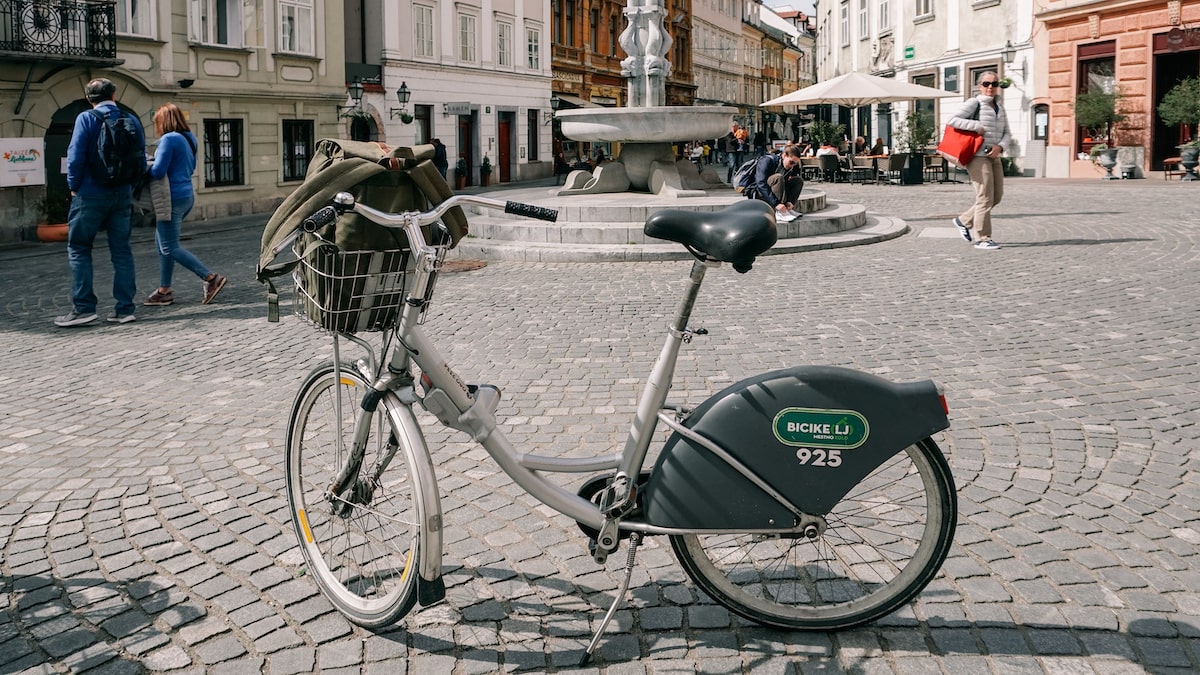 Exploring Ljubljana by bike