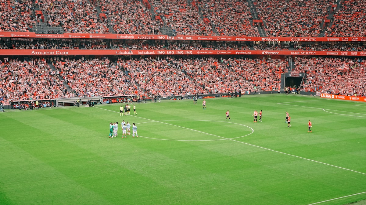 Athletic Bilbao Celta Vigo FC before kick off