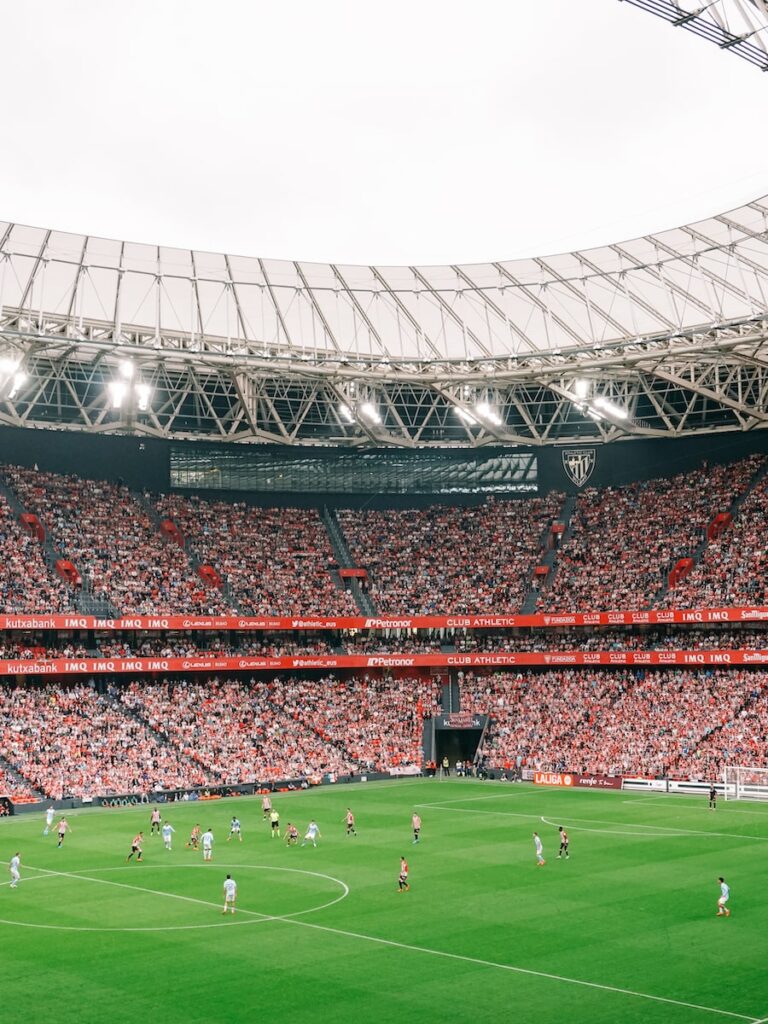 Panoramic view of San Mames during the Athletic Club vs Celta Vigo game on 22 September 2024 (3-1)