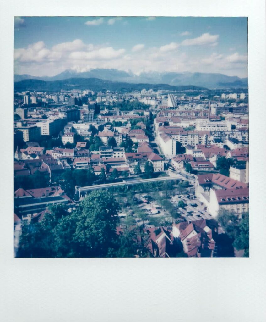The view of Ljubljana from the Castle taken with the Impulse AF