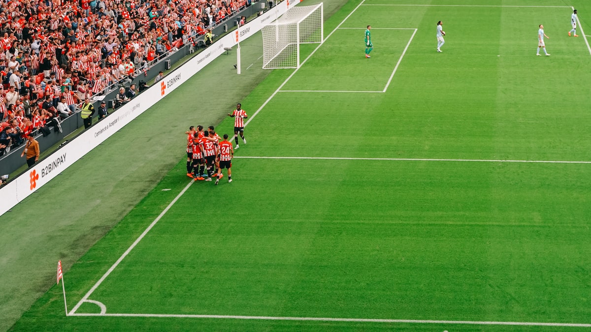 Goal celebrations for Athletic Bilbao