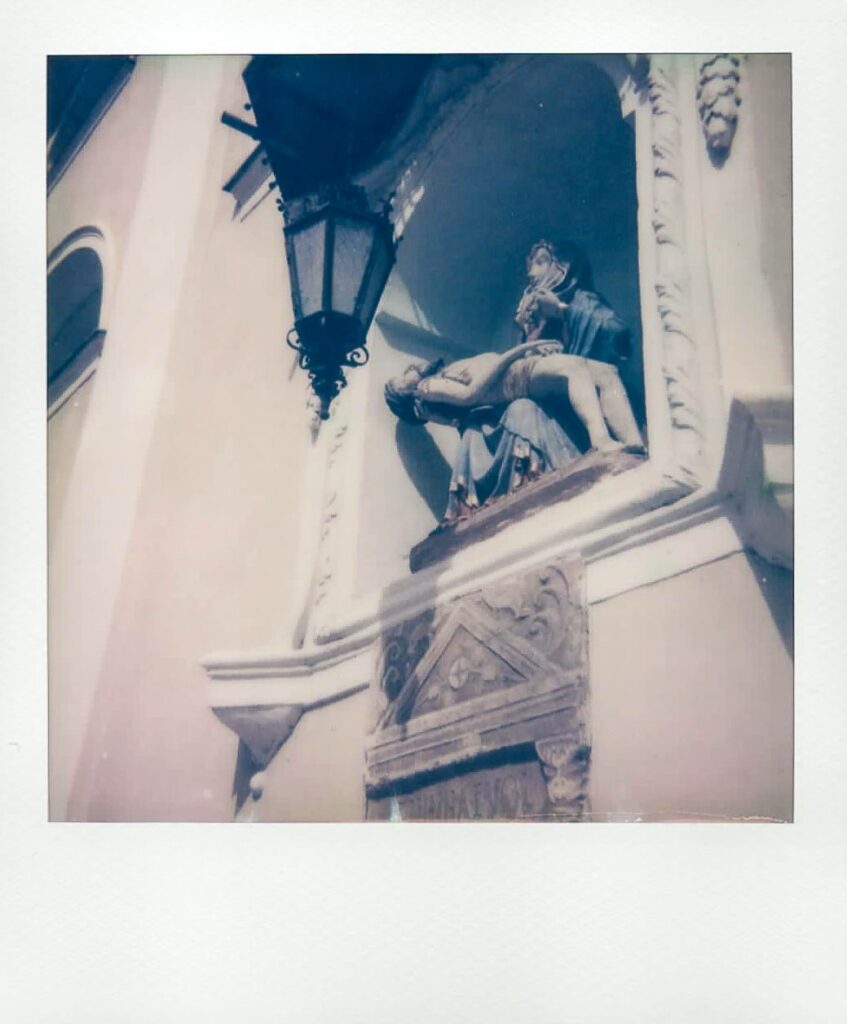 Church detail Ljubljana Polaroids Impulse AF