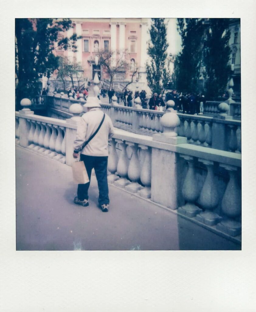 The Triple Bridge in Ljubljana - Ljubljana Polaroids Impulse AF
