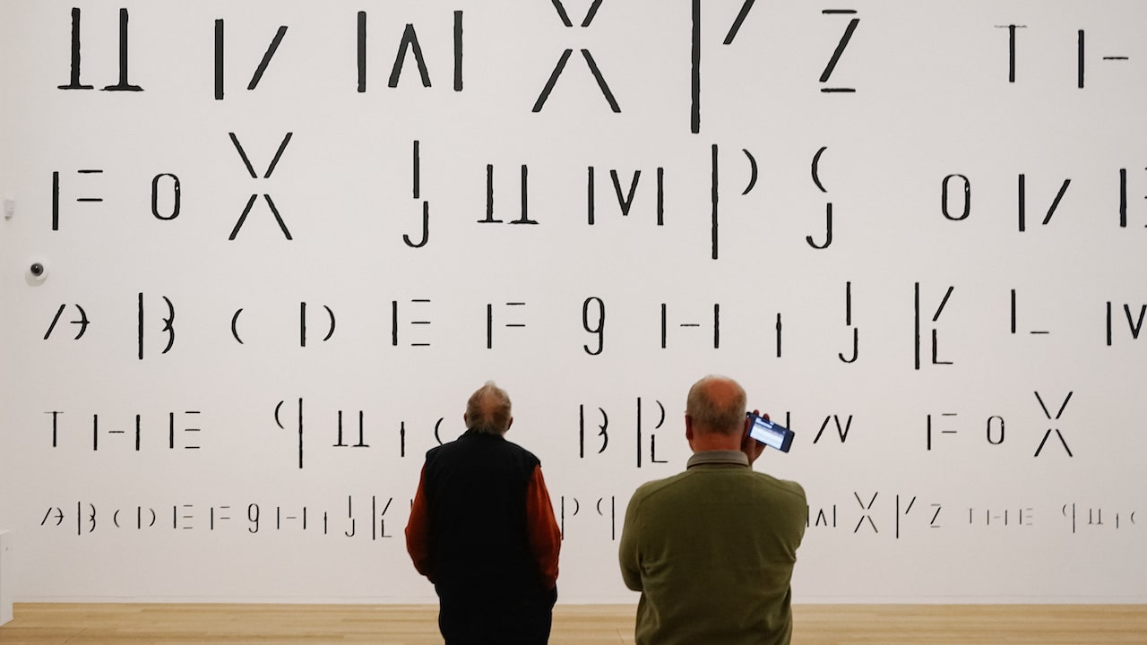 Detail from the artwork of Ayse Erkmen at Draiflessen Collection