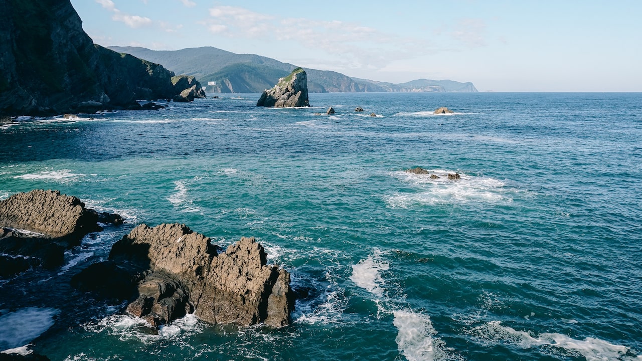 The Bay of Biscay and the ocean