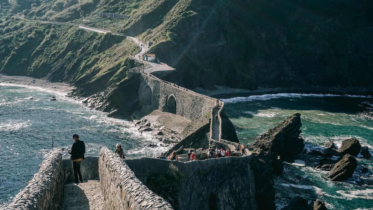 On the way back from San Juan de Gaztelugatxe
