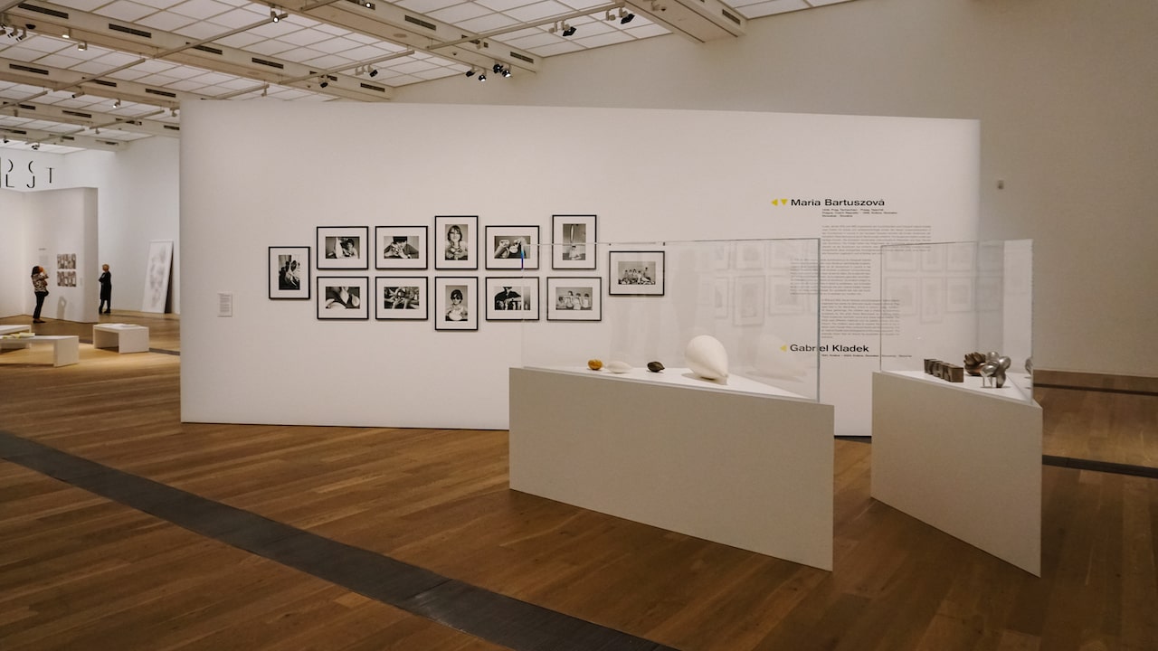 The work of Maria Bartuszova and Gabriel Kladen at the Language/Text/Image Exhibition