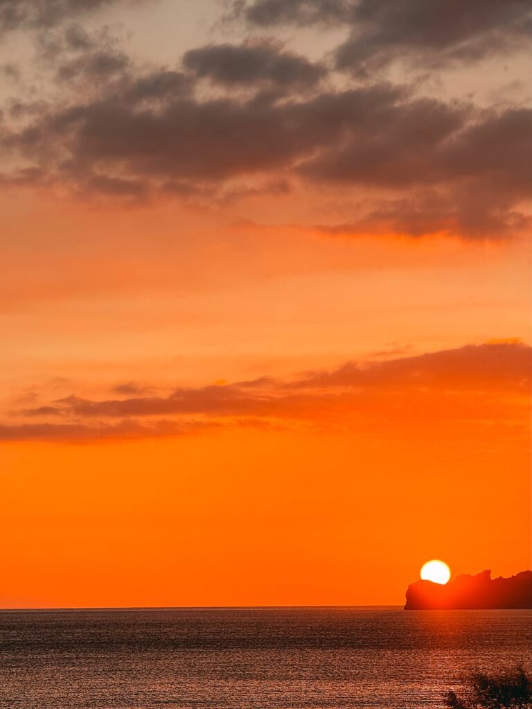 Sunset at Plakias in Crete