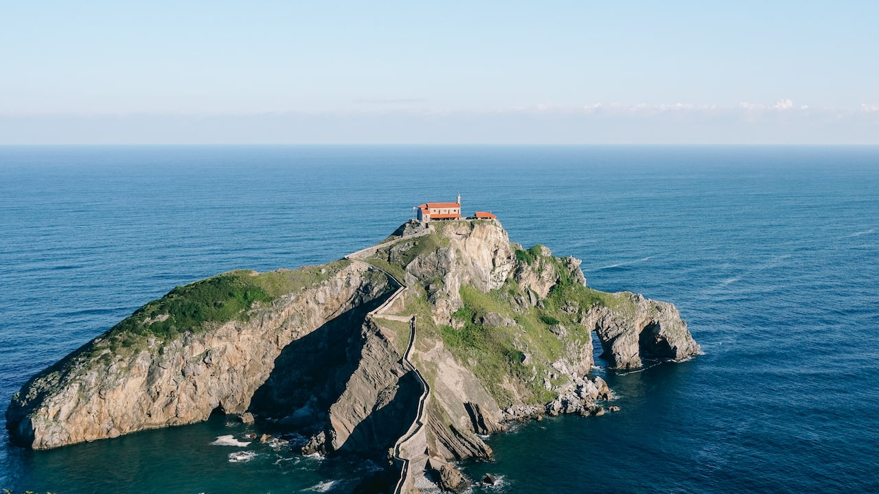 The Atlantic Ocean and the San Juan de Gaztelugatxe