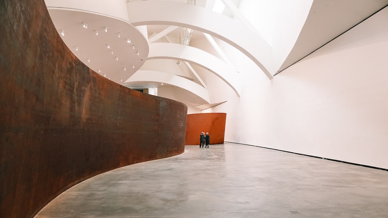 See the sculptures of Richard Serra at the Guggenheim, one of the best things to do in Bilbao