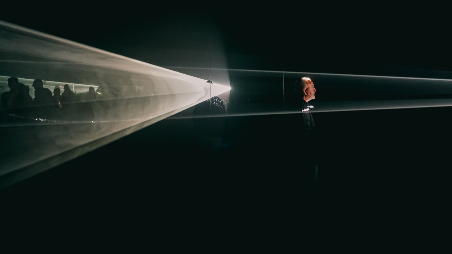 Split Second by Anthony McCall at the Guggenheim Museum Bilbao