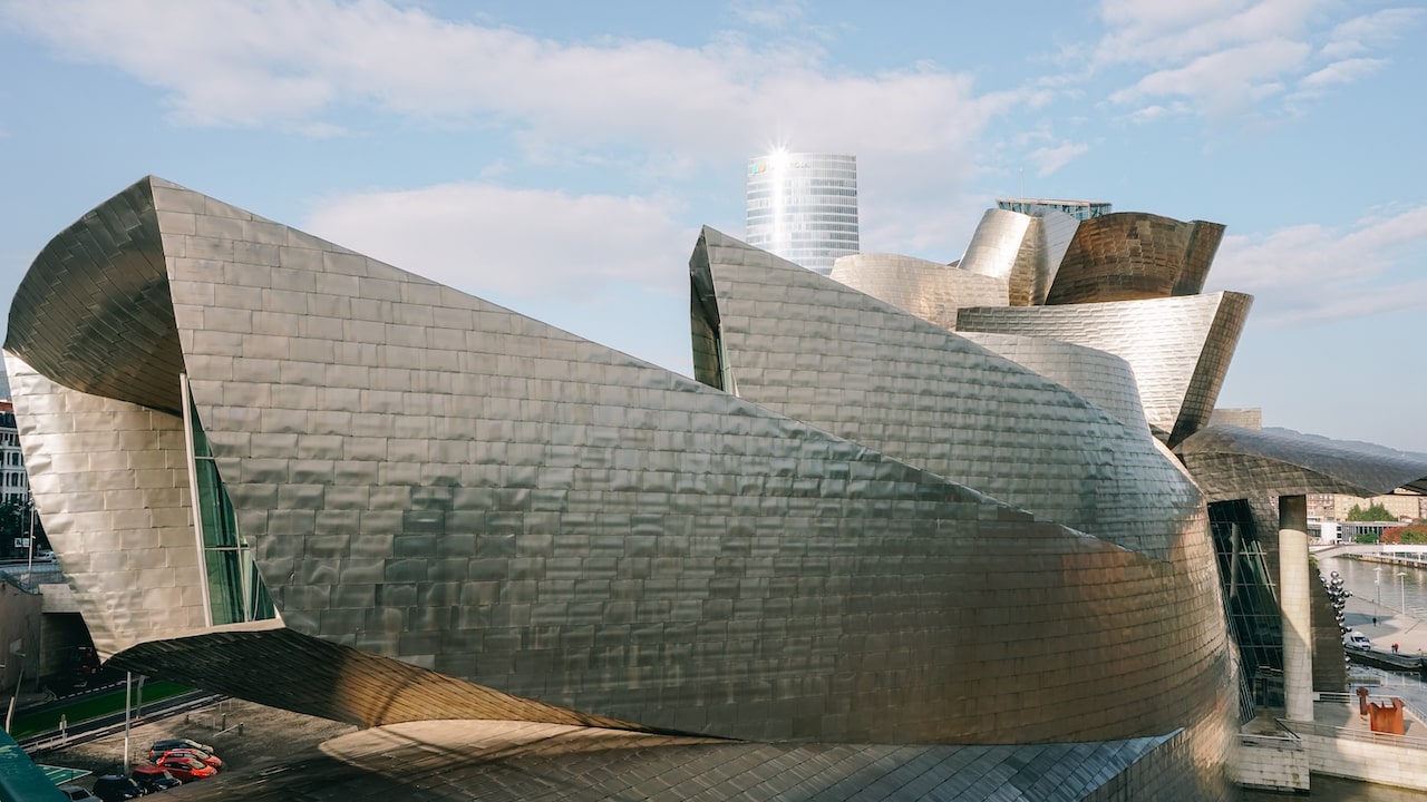 View of the Guggenheim Museum Bilbao