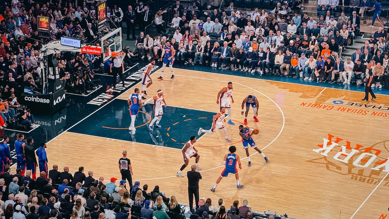 NBA Game Knicks vs Pistons at MSG