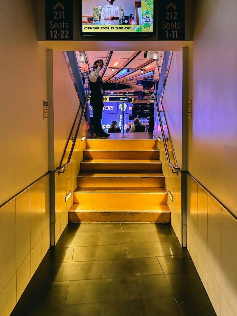 Towards Gate 212 of MSG before an NBA Game between New York Knicks and Detroit Pistons