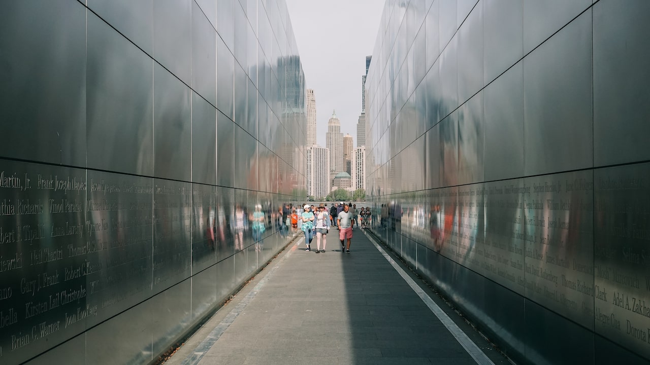 The Empty Sky Memorial at New Jersey's Liberty Park