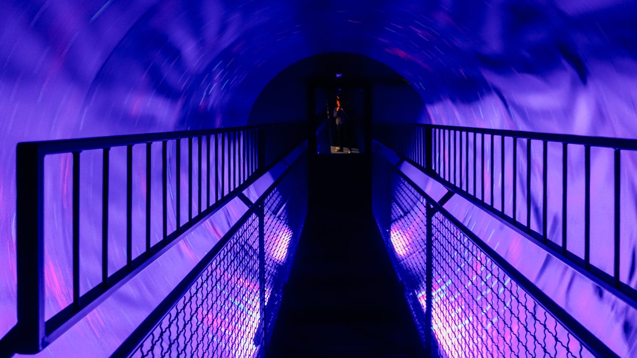 The Vortex Room at the House Of Illusions In Ljubljana