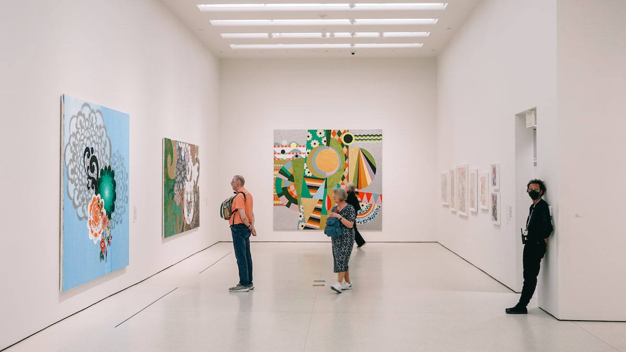 Paintings by Beatriz Milhazes at the Guggenheim Museum New York