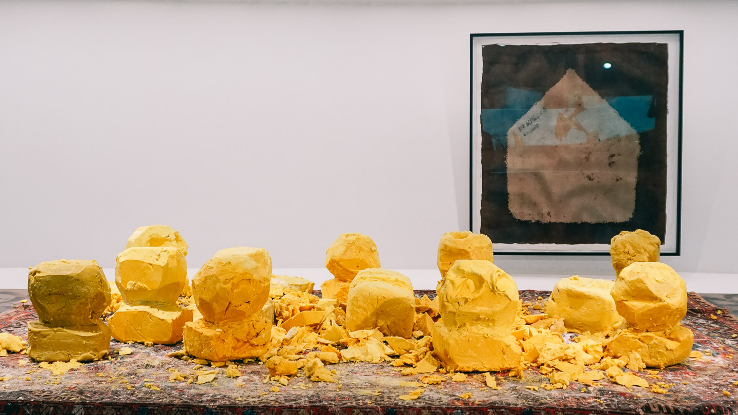 Rashid Johnson's artworks at the Guggenheim NYC