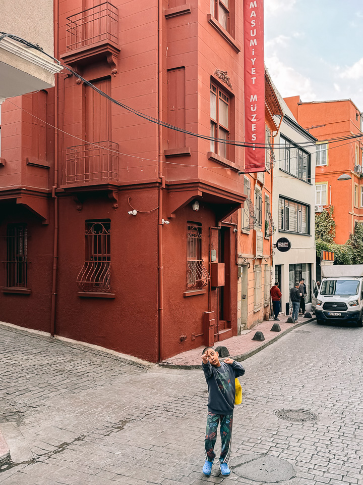 The exterior of The Museum of Innocence in Istanbul in the area of Beyoglu
